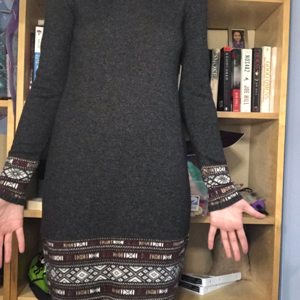 Sherpa Jacquard Dress